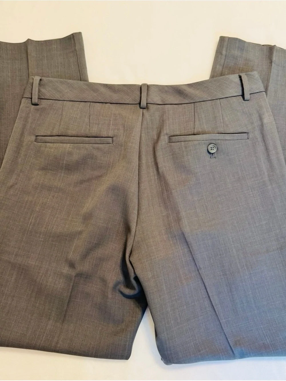 Van Heusen Men's Light Gray Flat Front Dress Shorts
